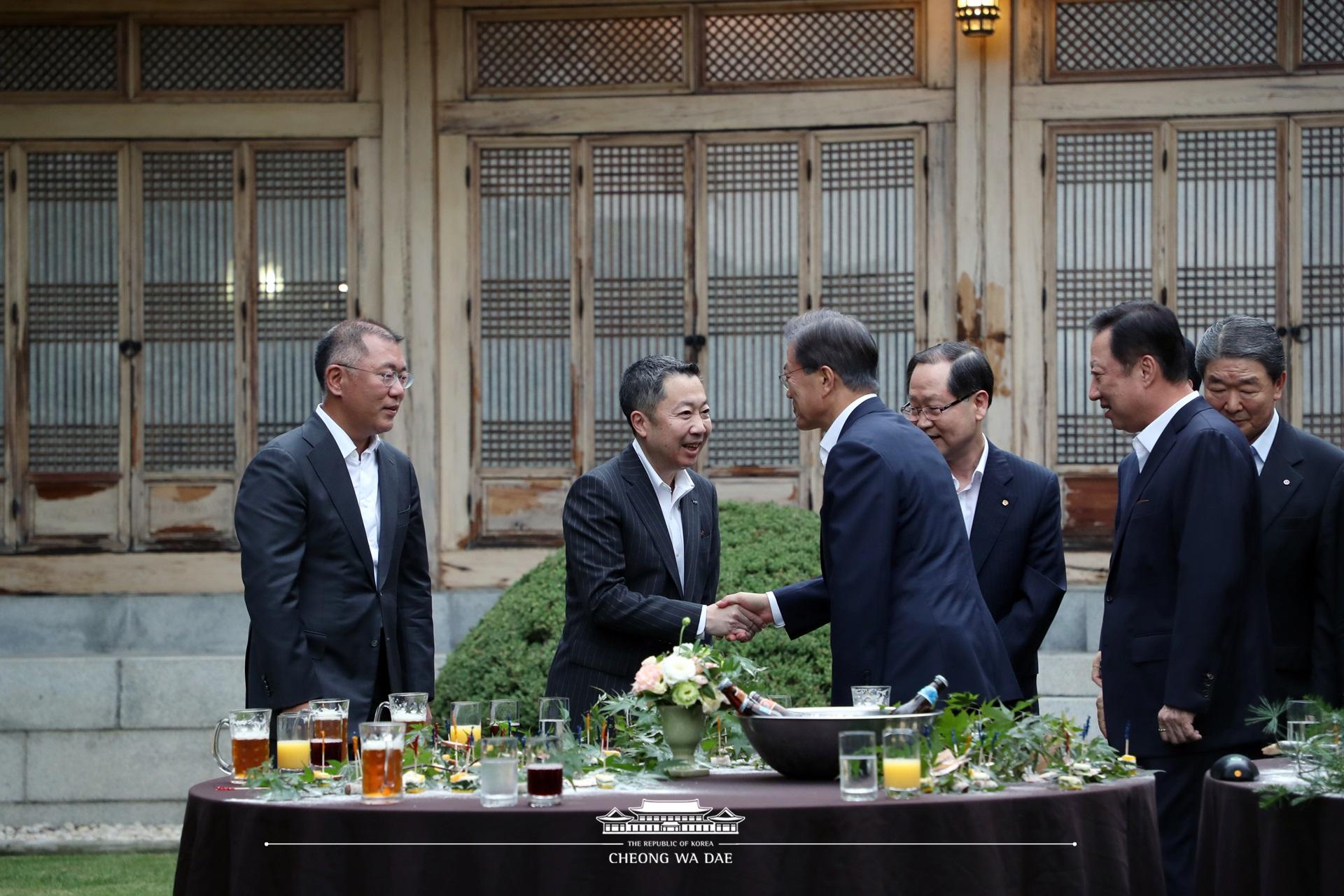 일자리 창출, 상생협력 기업인과의 대화