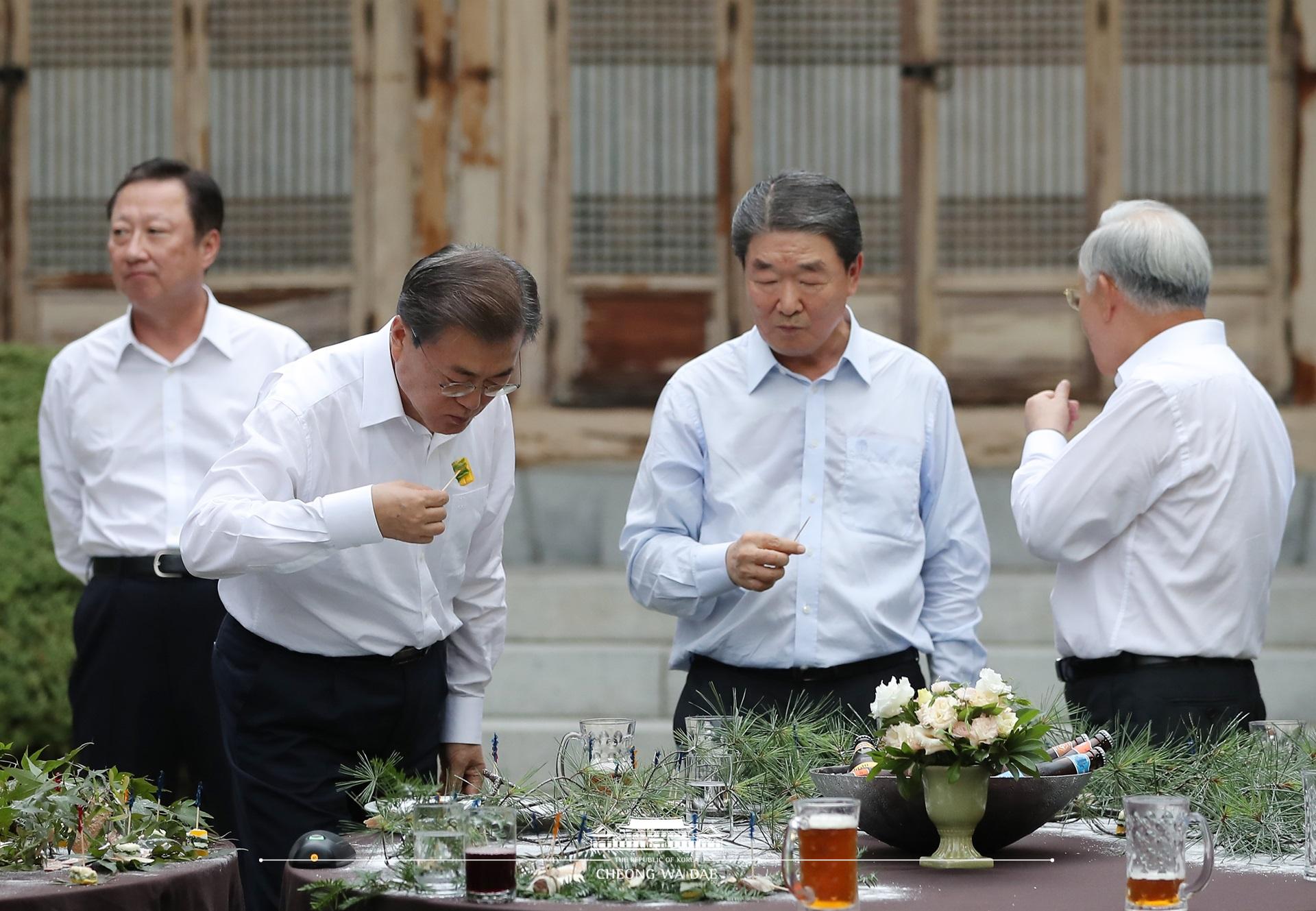 일자리 창출, 상생협력 기업인과의 대화