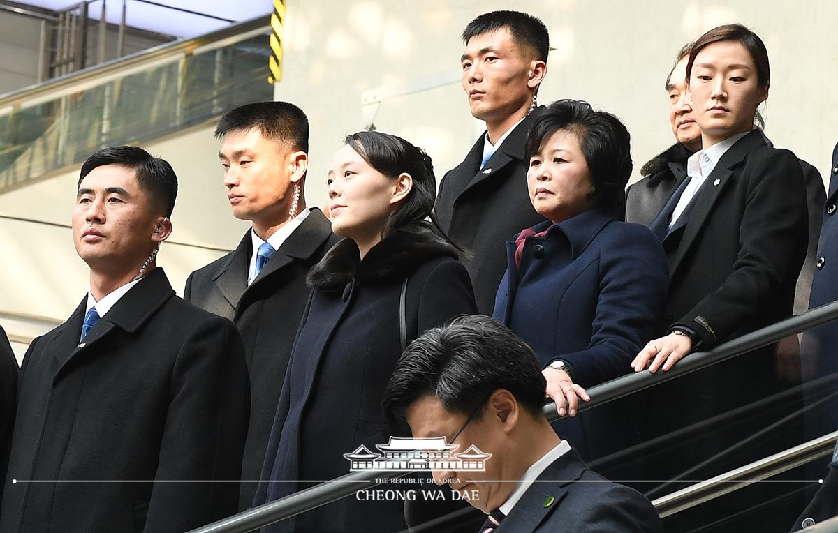 북측 고위급 대표단 인천공항 도착