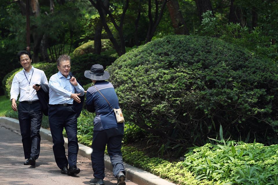 청와대 뒷산 길