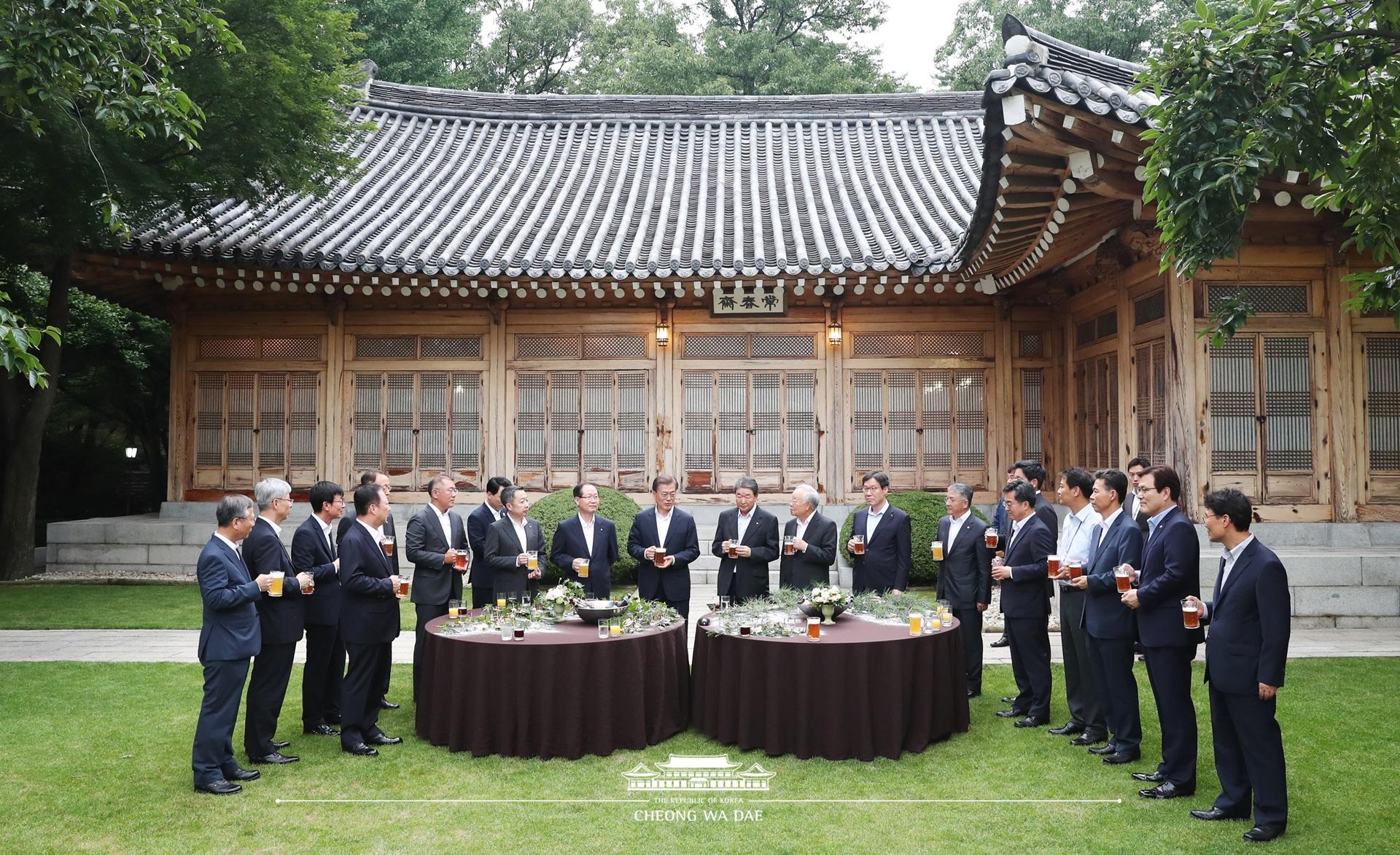 일자리 창출, 상생협력 기업인과의 대화