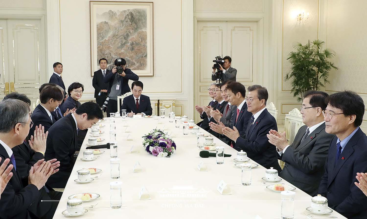 신임 중소벤처기업부 장관 임명장 수여식