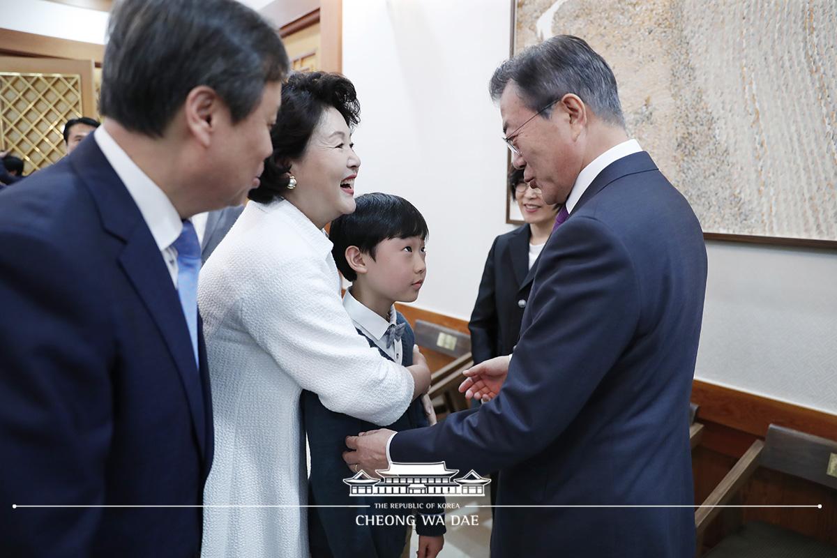 남북평화 협력기원 남측예술단 초청 오찬