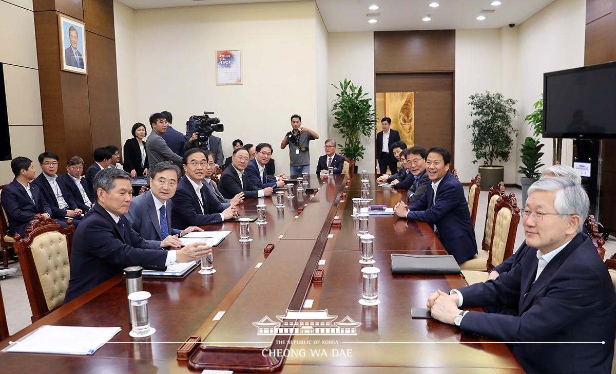 '남북공동선언 이행추진위원회' 1차 회의