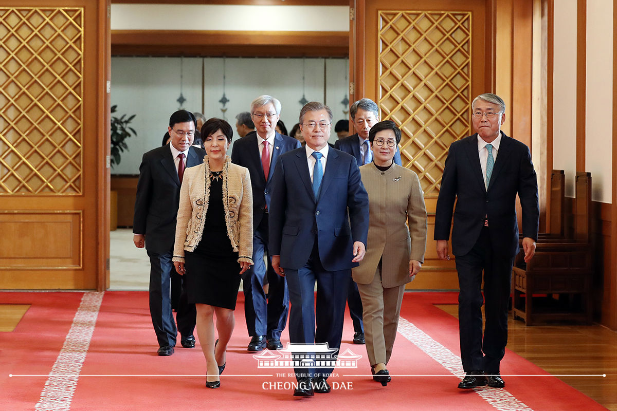 신임 대사 신임장 수여식