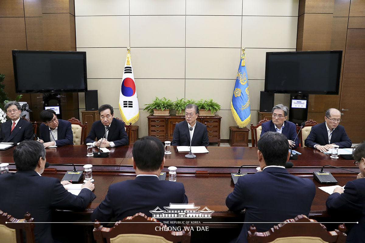한일군사정보보호협정(GSOMIA·지소미아) 관련 국가안전보장회의(NSC) 상임위 회의 결과 보고