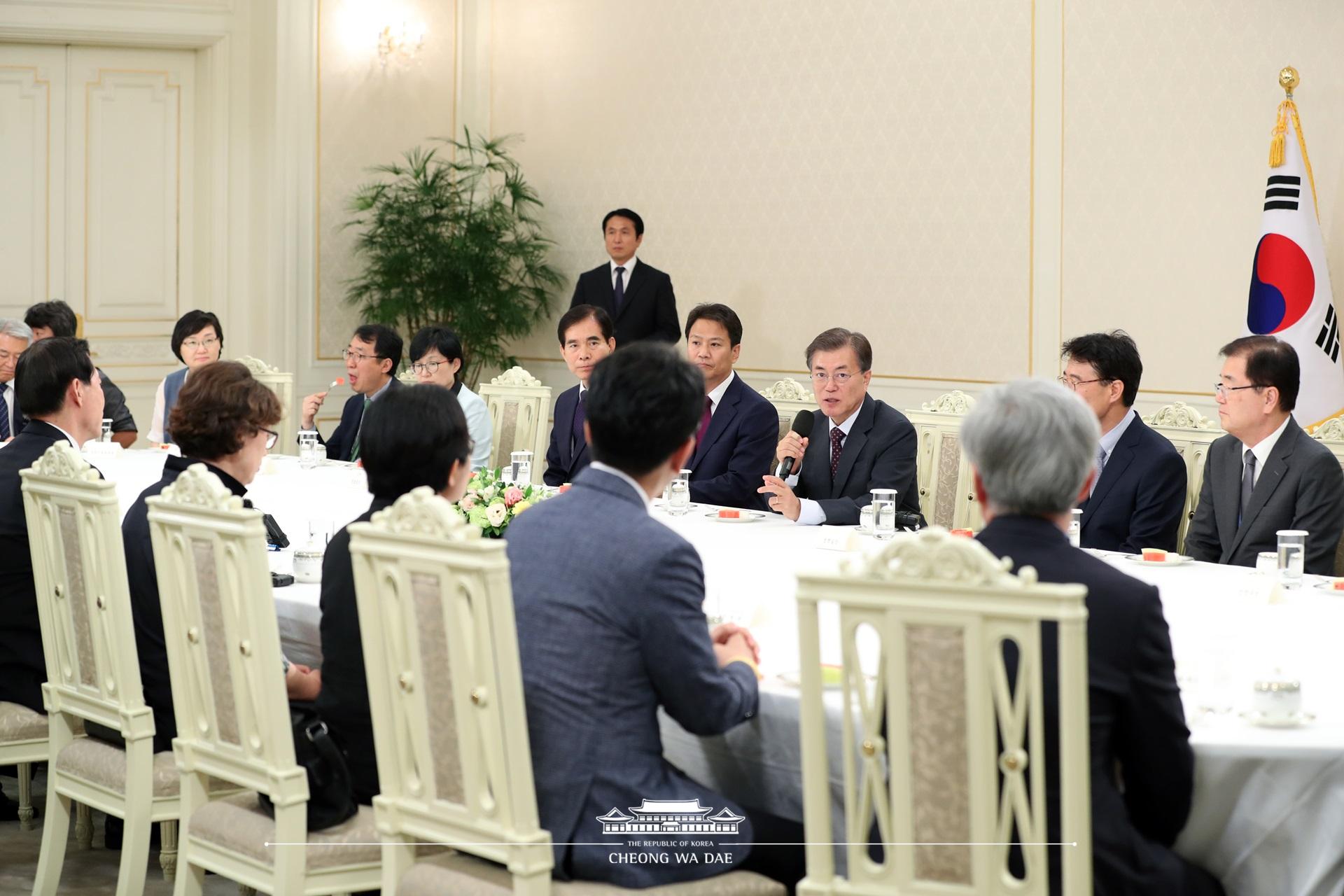 신임장관임명장수여식