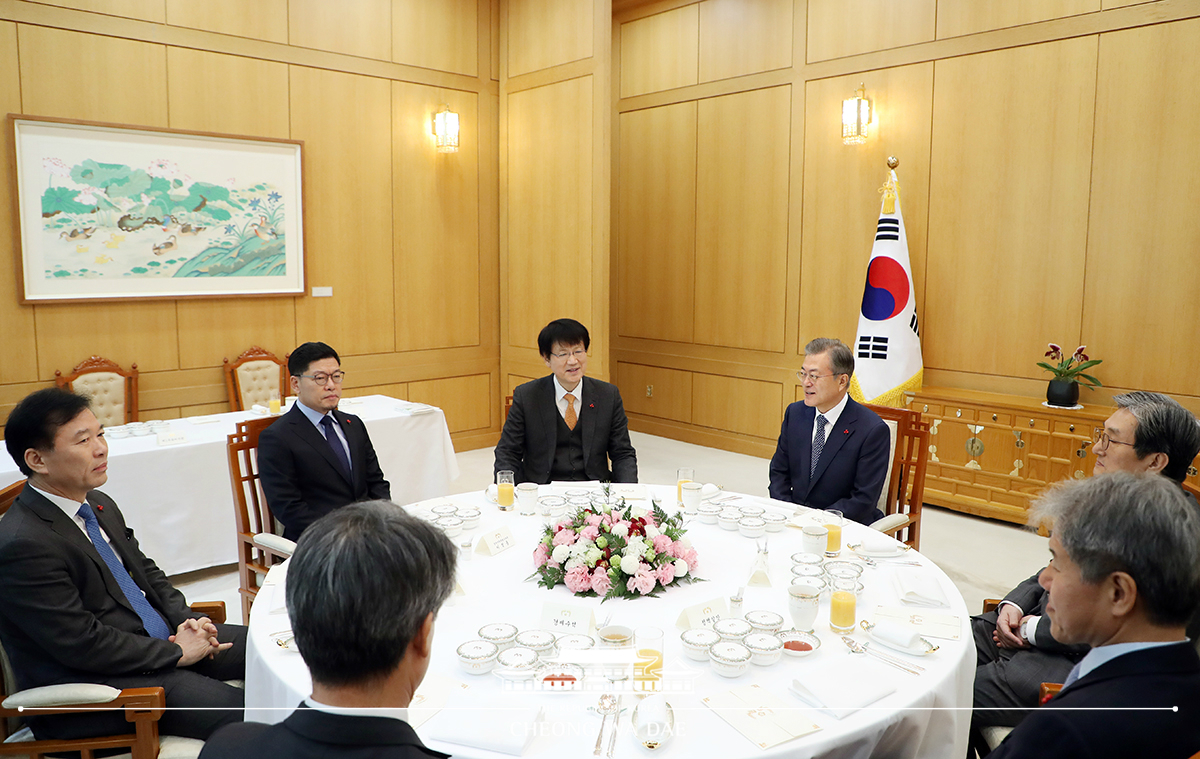 국민경제자문회의 부의장 및 경제과학특별보좌관과의 오찬