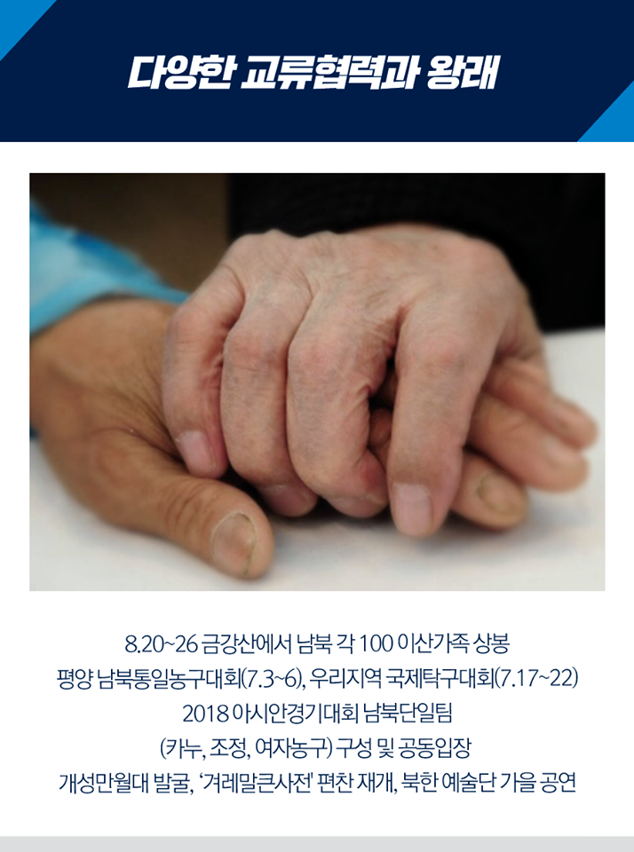 카드뉴스로 보는 판문점 선언 100일, 주요성과