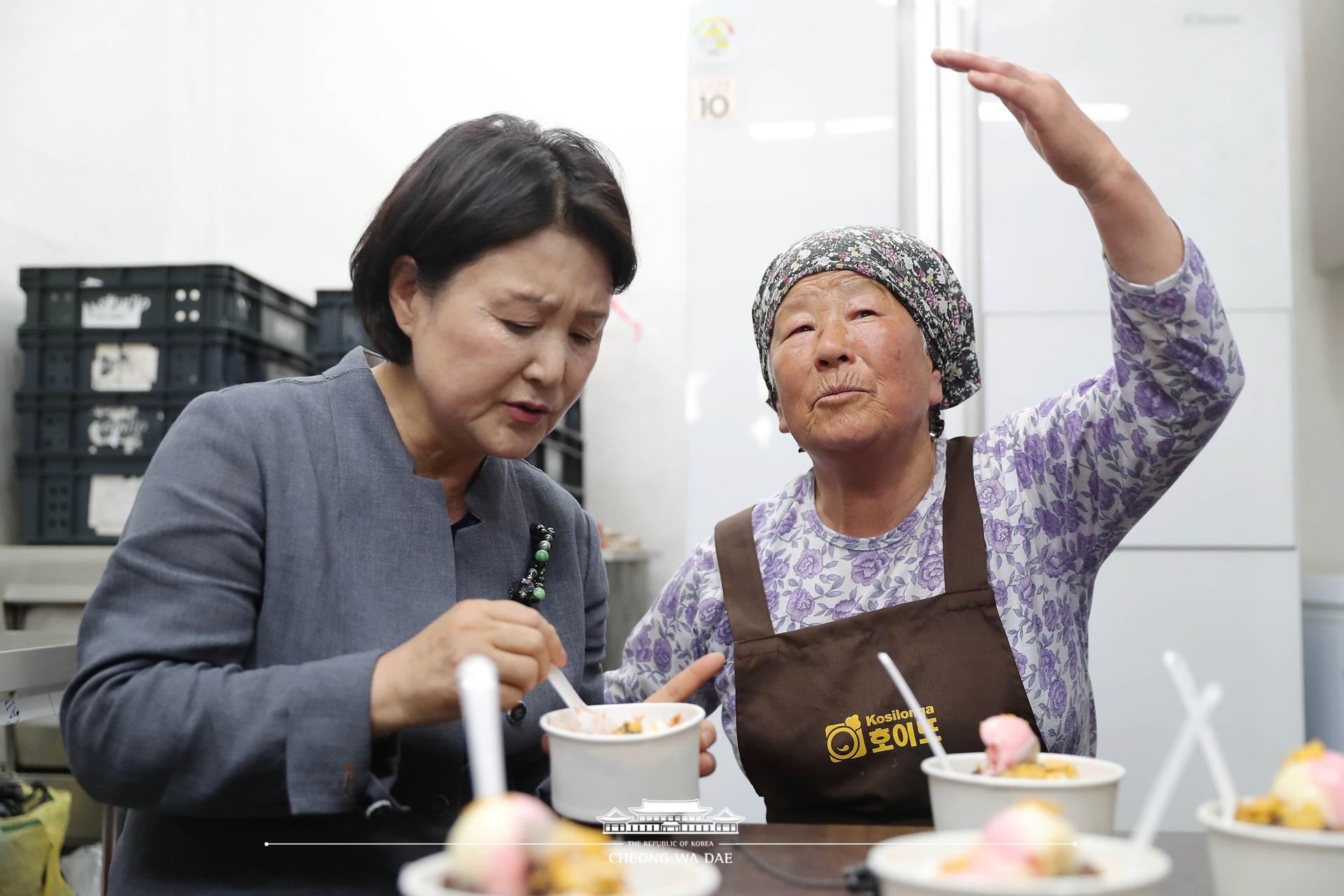 김정숙 여사_진주 중앙시장