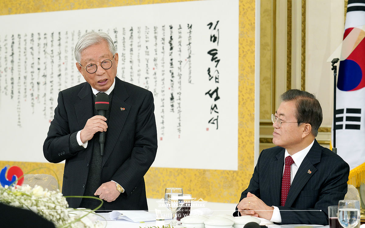 3.1운동 및 대한민국 임시정부 수립 100주년 기념사업추진위원회 초청 오찬