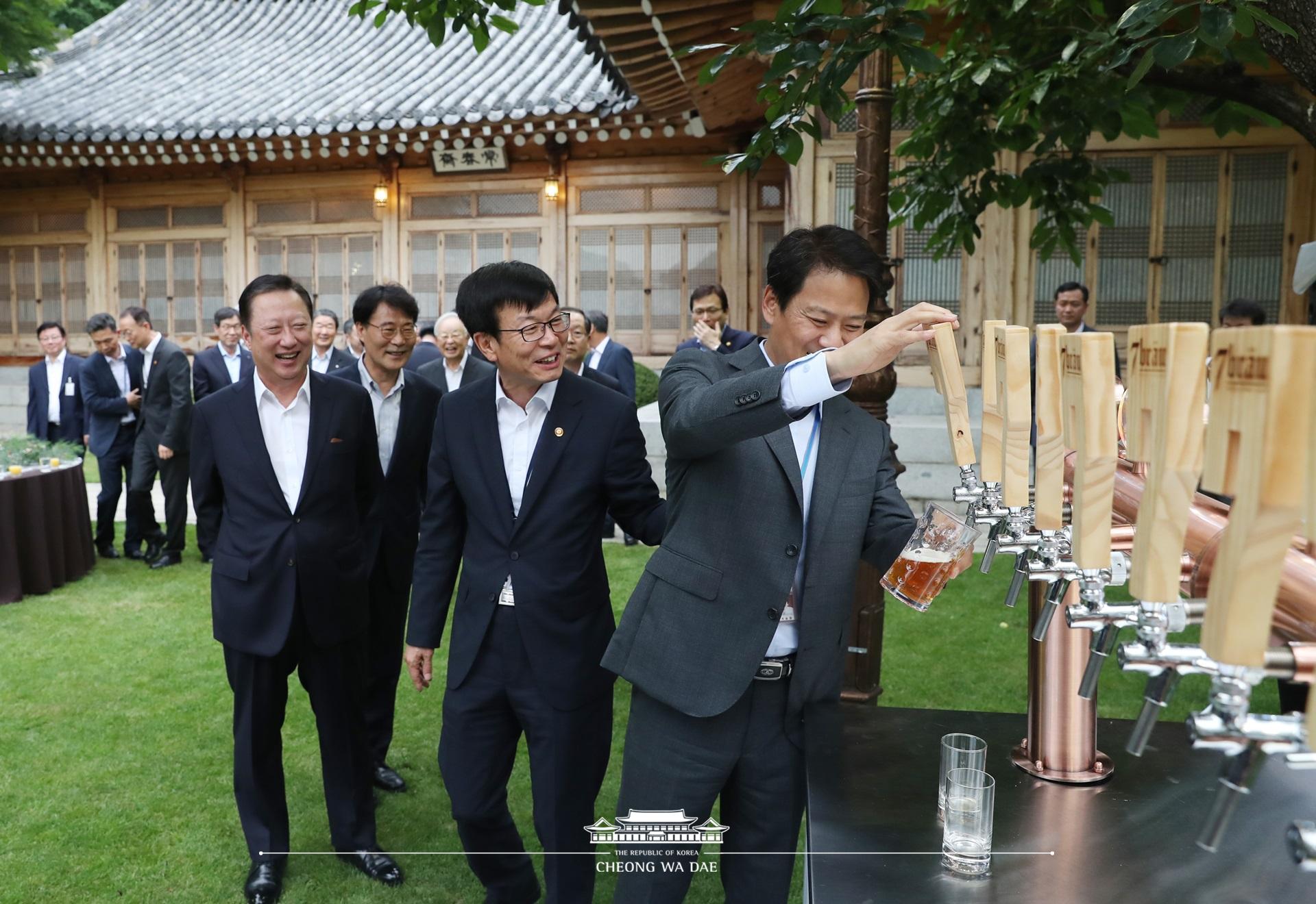 일자리 창출, 상생협력 기업인과의 대화