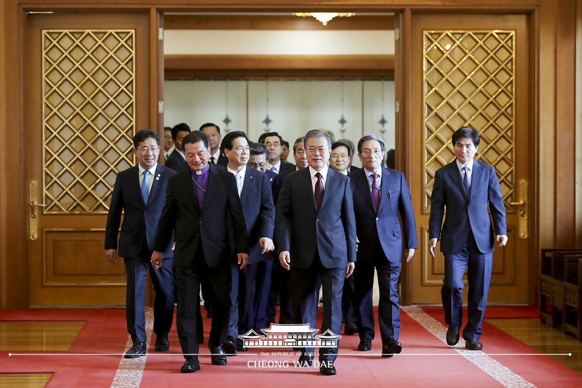 한국교회 주요 교단장 초청 오찬 간담회