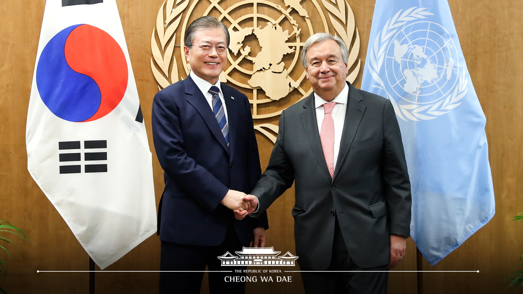 문재인 대통령, 구테레쉬 유엔 사무총장 면담 결과 관련 서면브리핑