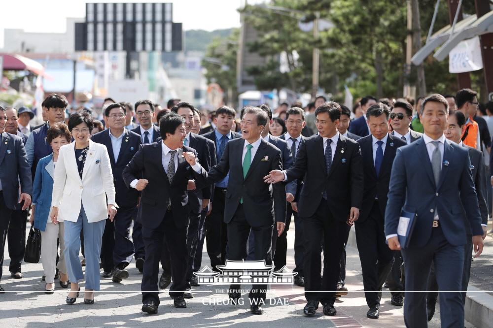 서해안 유류피해 극복 10주년 행사 & 기념관 개관식