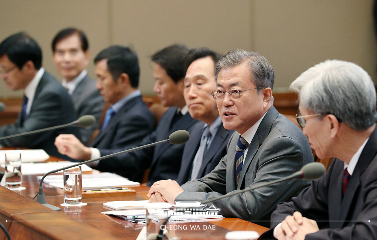 국정과제위원회 및 대통령자문위원회 오찬 간담회