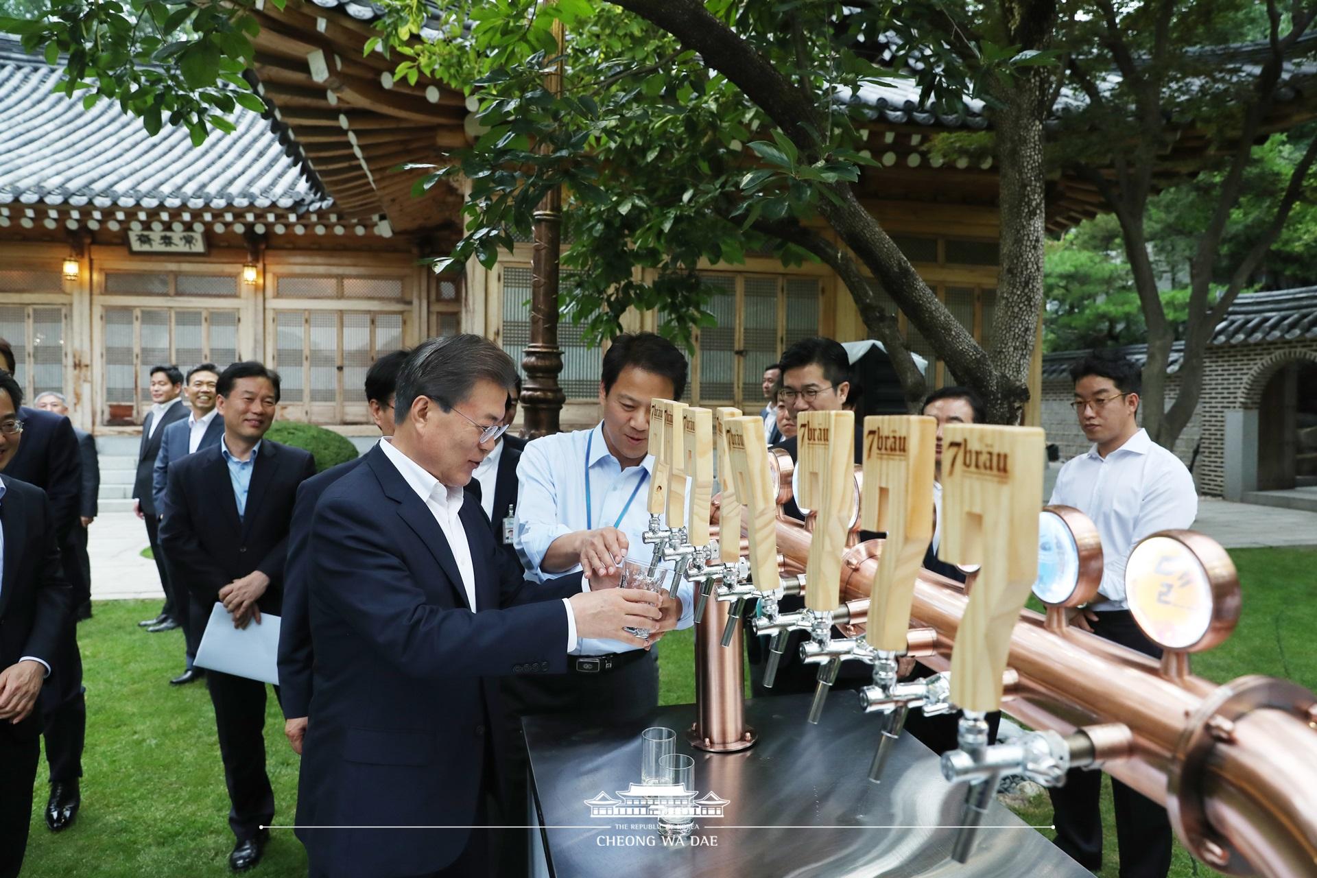 일자리 창출, 상생협력 기업인과의 대화