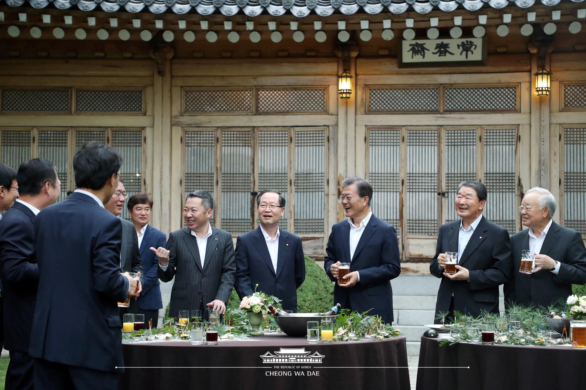 일자리 창출, 상생협력 기업인과의 대화