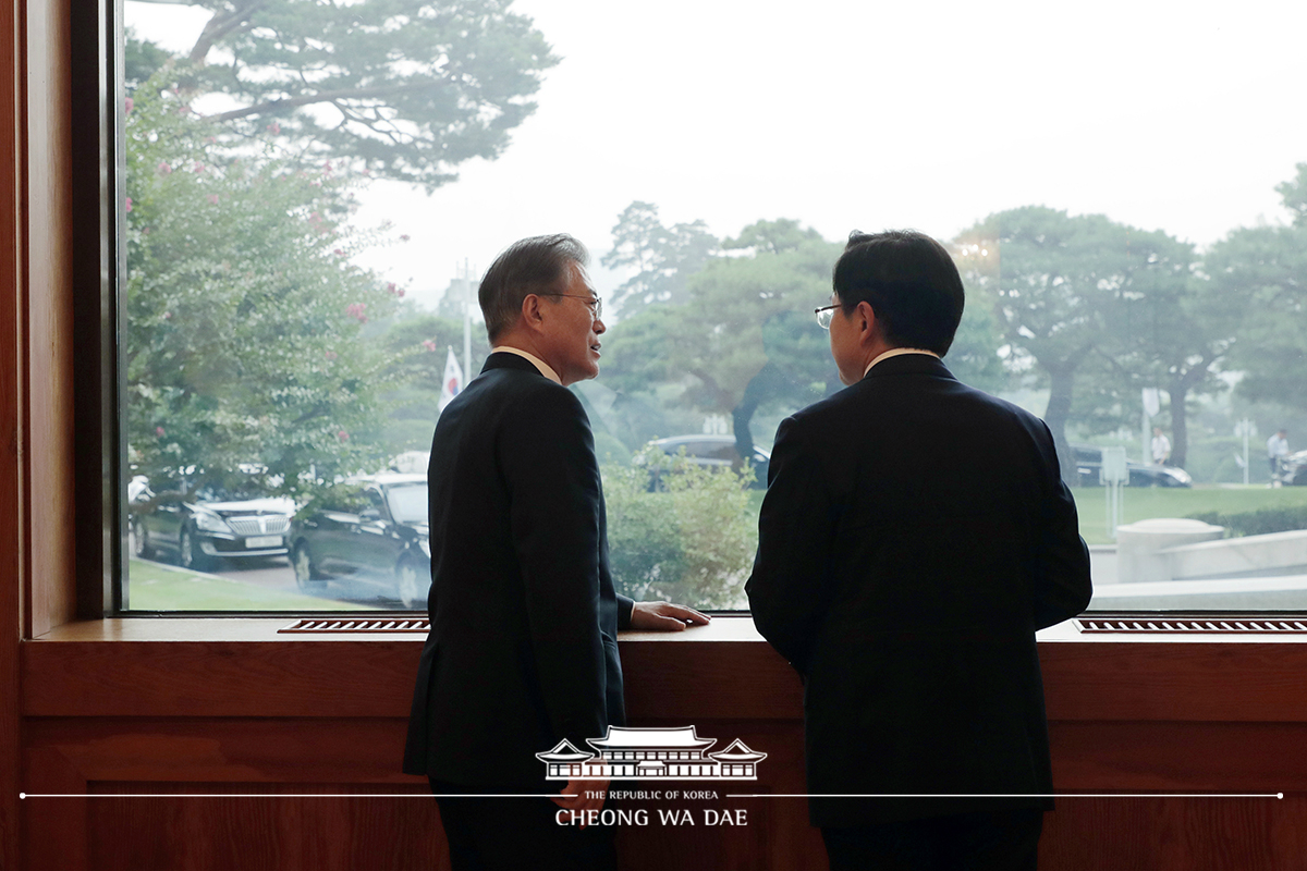 정당 대표 초청 대화