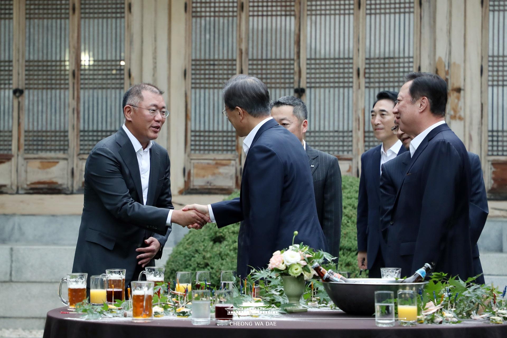 일자리 창출, 상생협력 기업인과의 대화