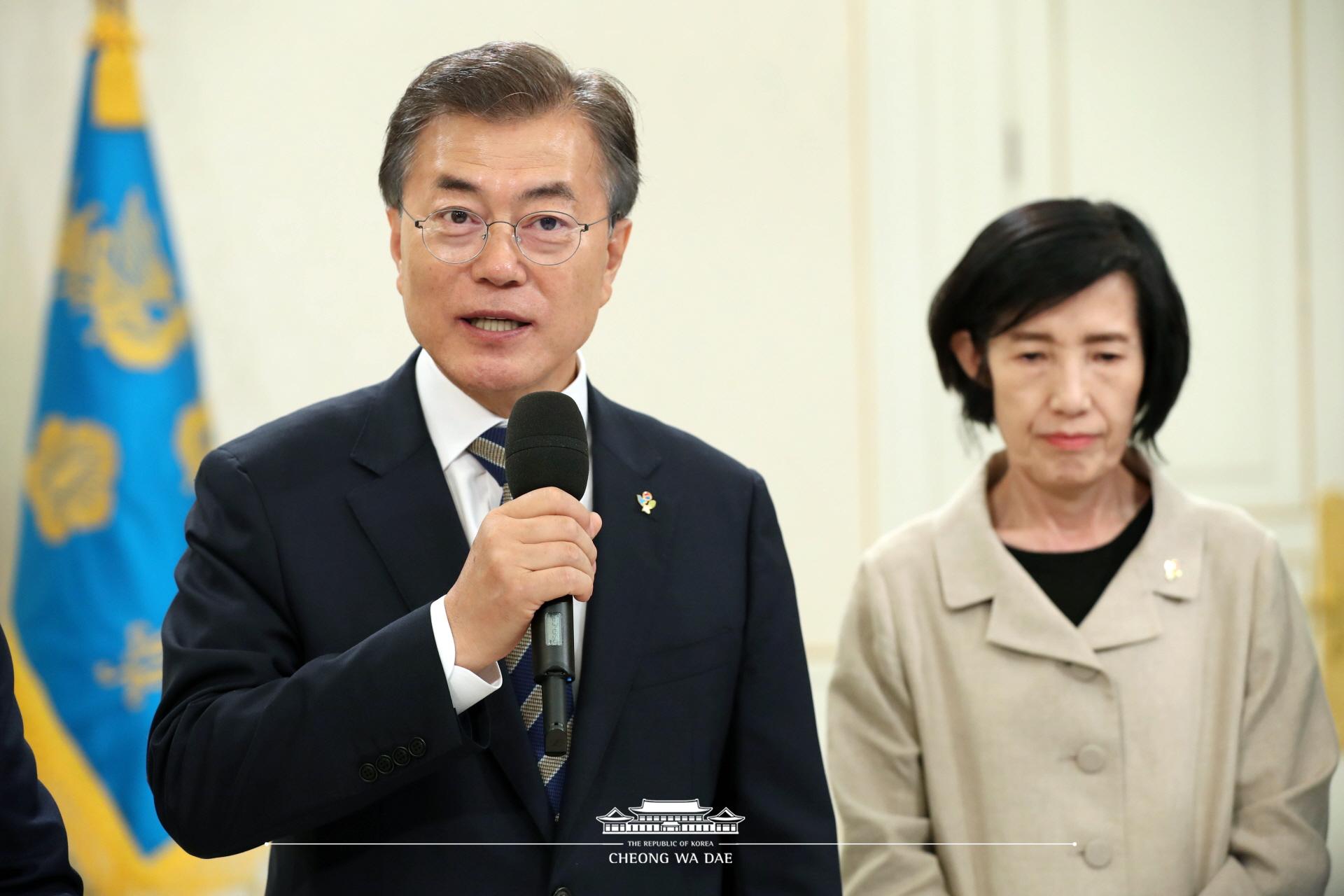 신임 국무조정실장 및 차관(급) 임명장 수여식