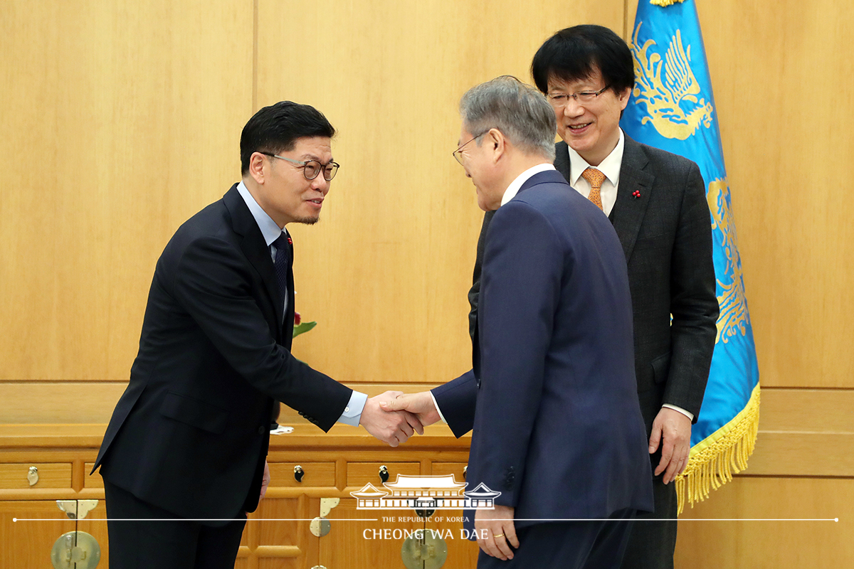 국민경제자문회의 부의장 및 경제과학특별보좌관과의 오찬