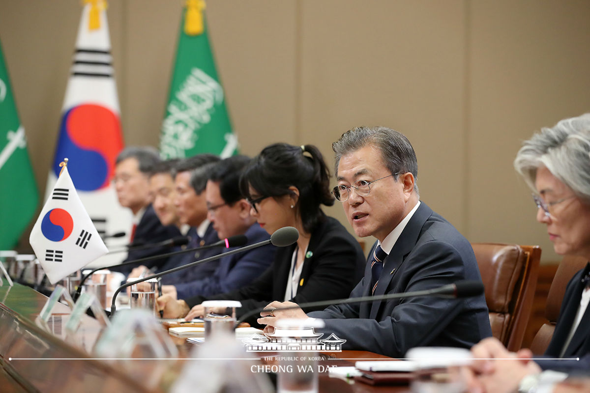 ‘모하메드’ 사우디 왕세자와 회담