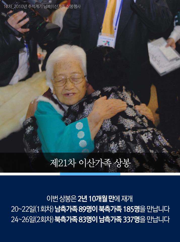 제21차 이산가족 상봉 : 평화, 사람을 잇다