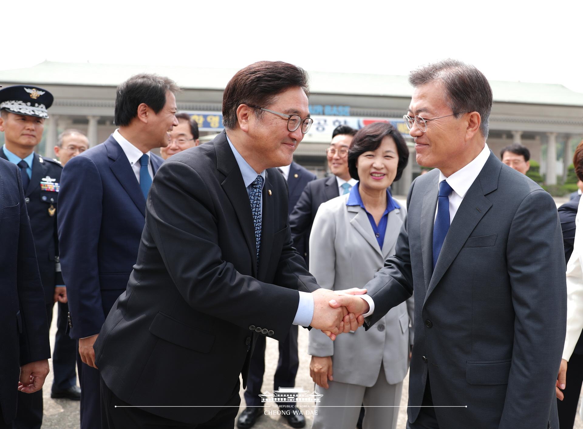 미국순방_출국_성남공항