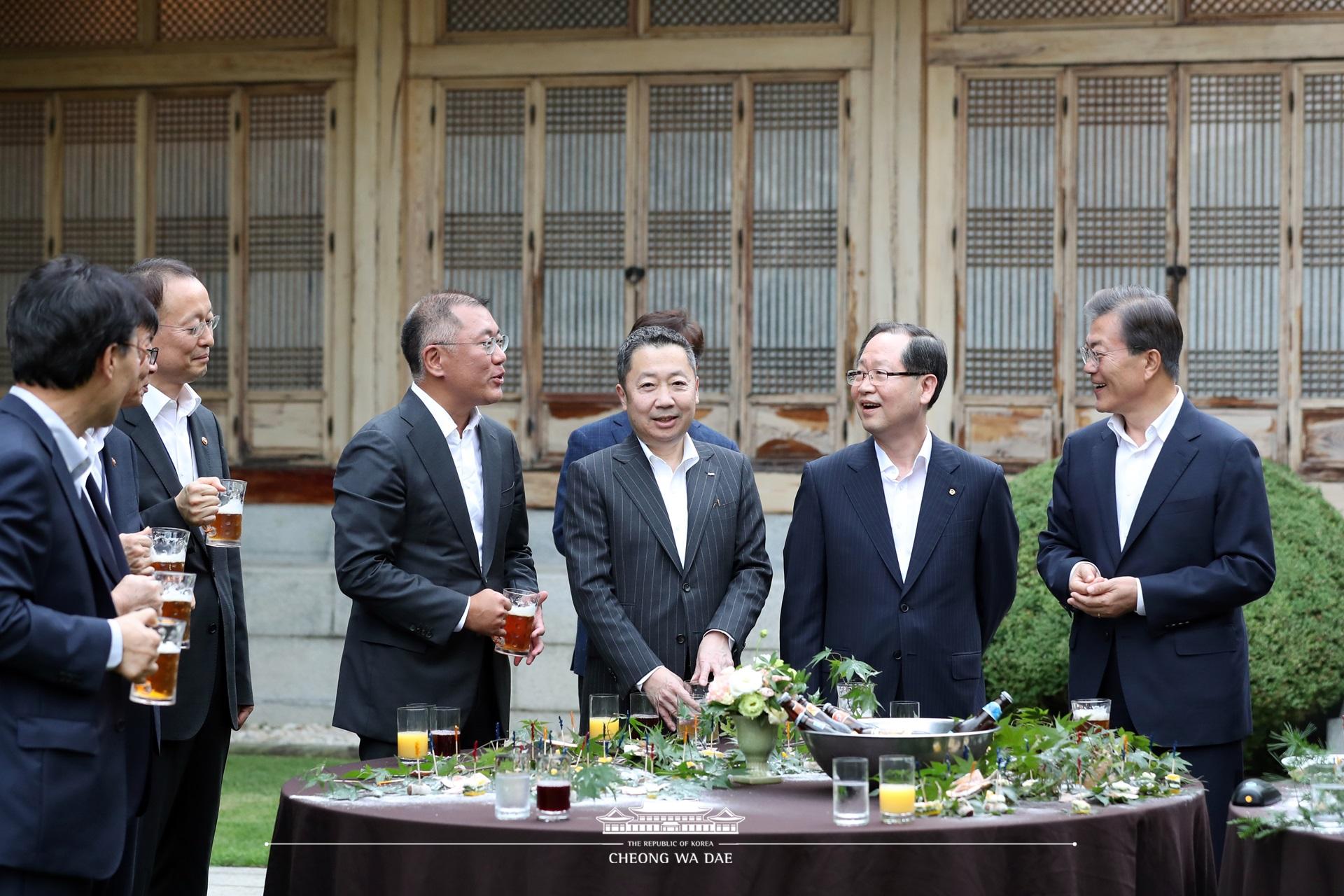 일자리 창출, 상생협력 기업인과의 대화