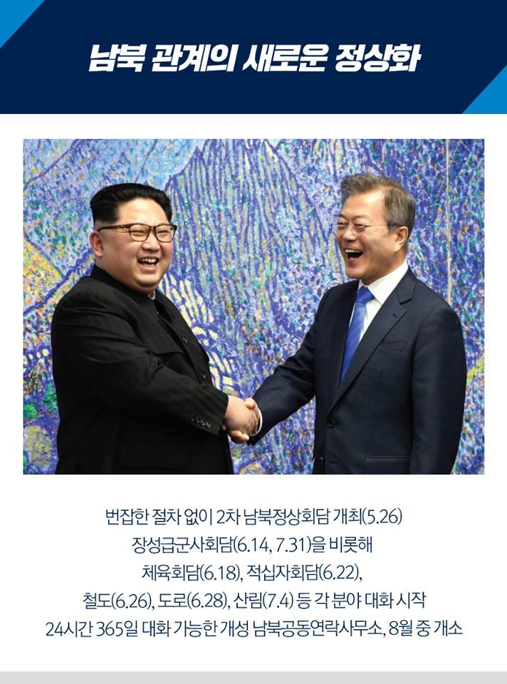 카드뉴스로 보는 판문점 선언 100일, 주요성과