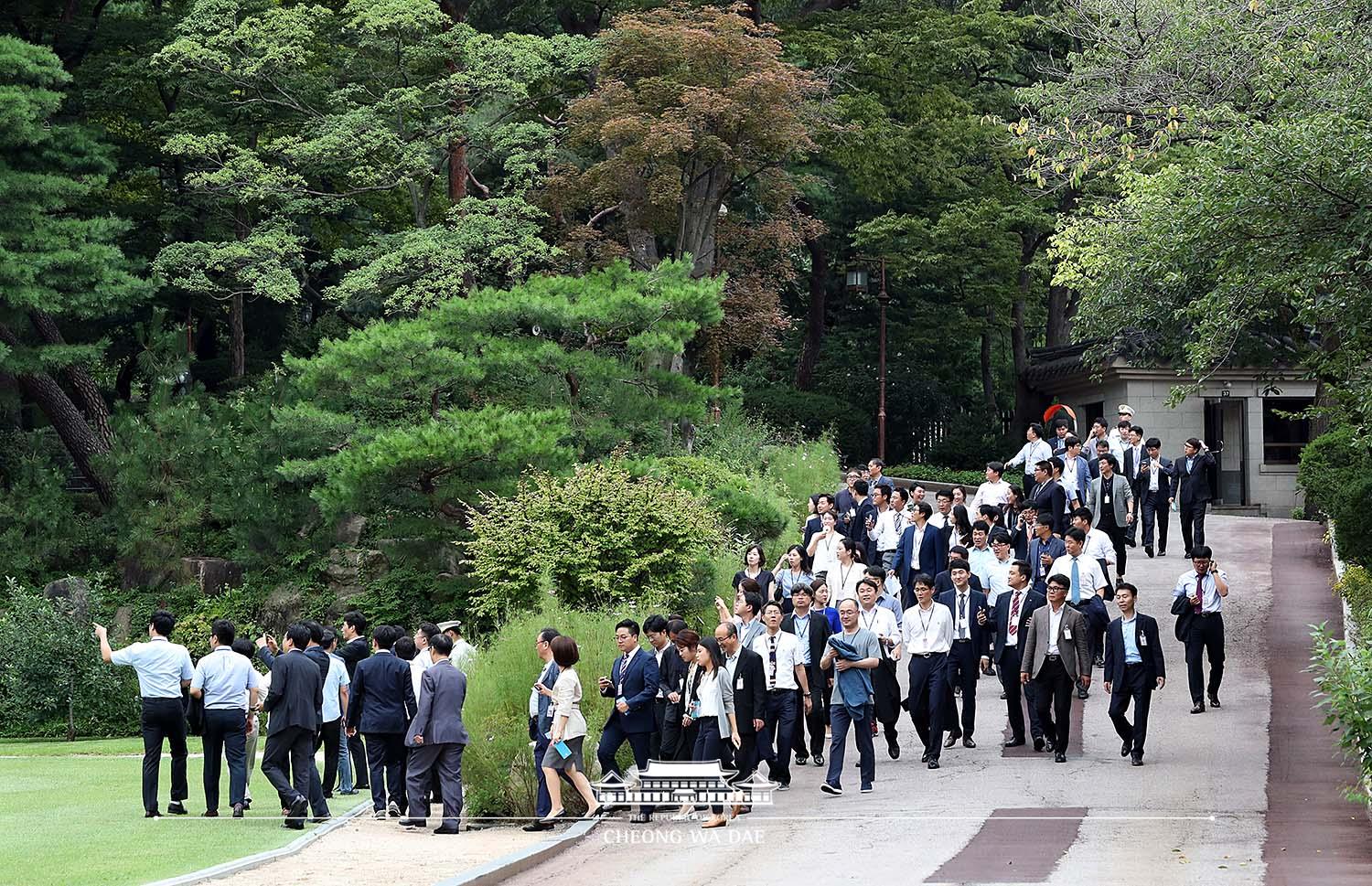 문재인 대통령 취임100일 오픈하우스