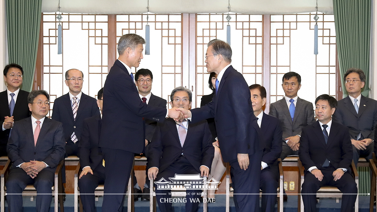 국가보훈처장 임명장 수여식