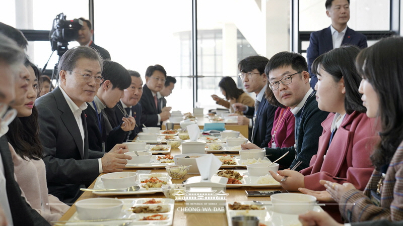 신임 공무원들과의 소통