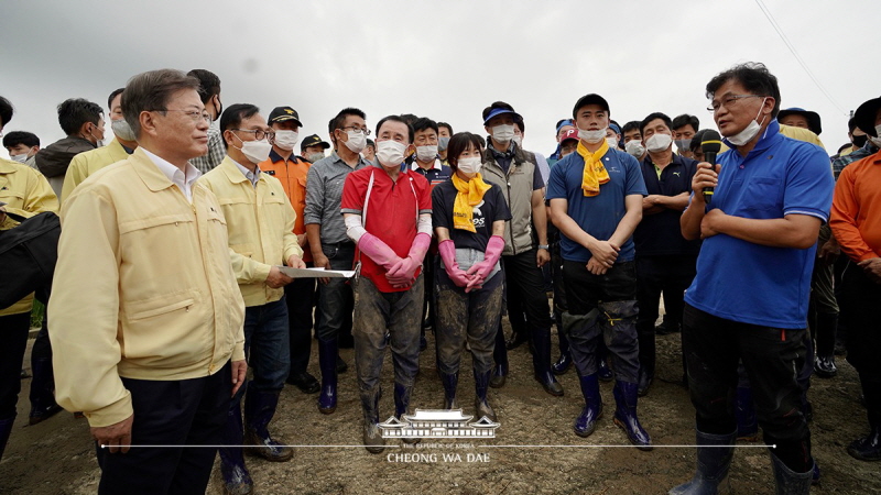 경남‧전남‧충남 집중호우 피해현장 방문③(천안 피해현장 방문)