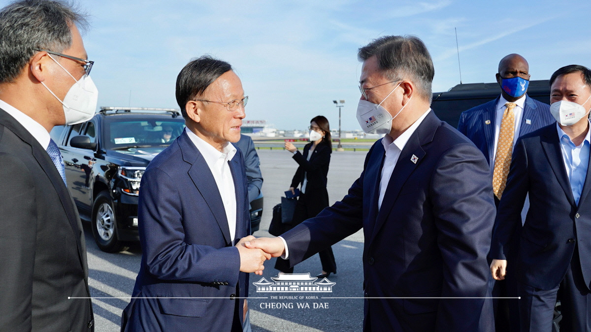 미국 애틀랜타 공항 출발 행사