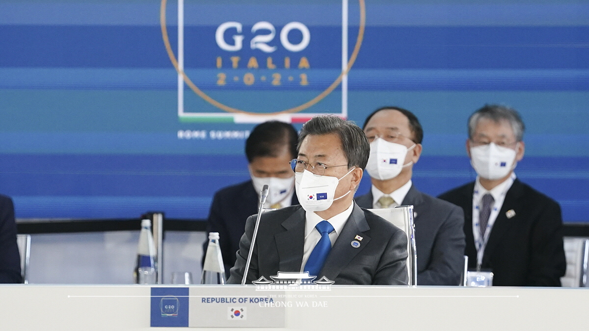 지속가능발전을 위해서는 G20국가들의 공동 실천이 중요합니다