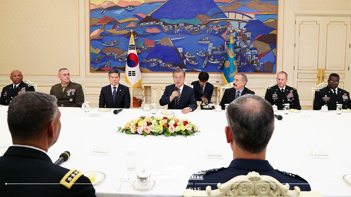 주한미군 주요직위자 격려 차담회