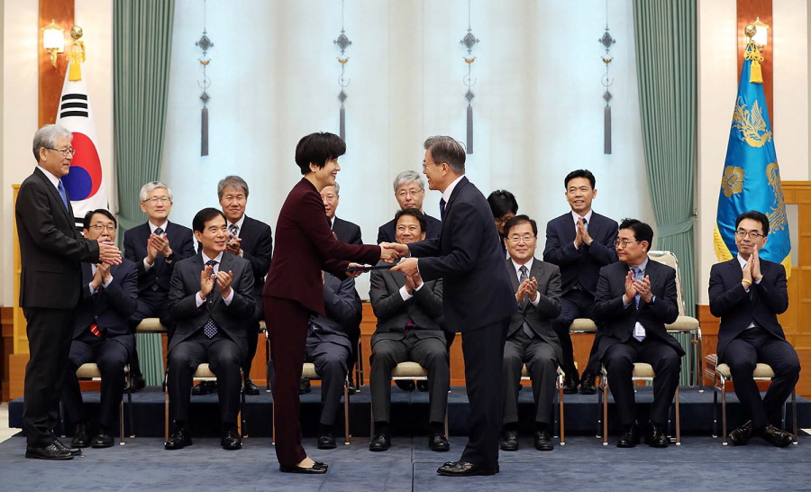 신임 고용노동부장관 임명장 수여식