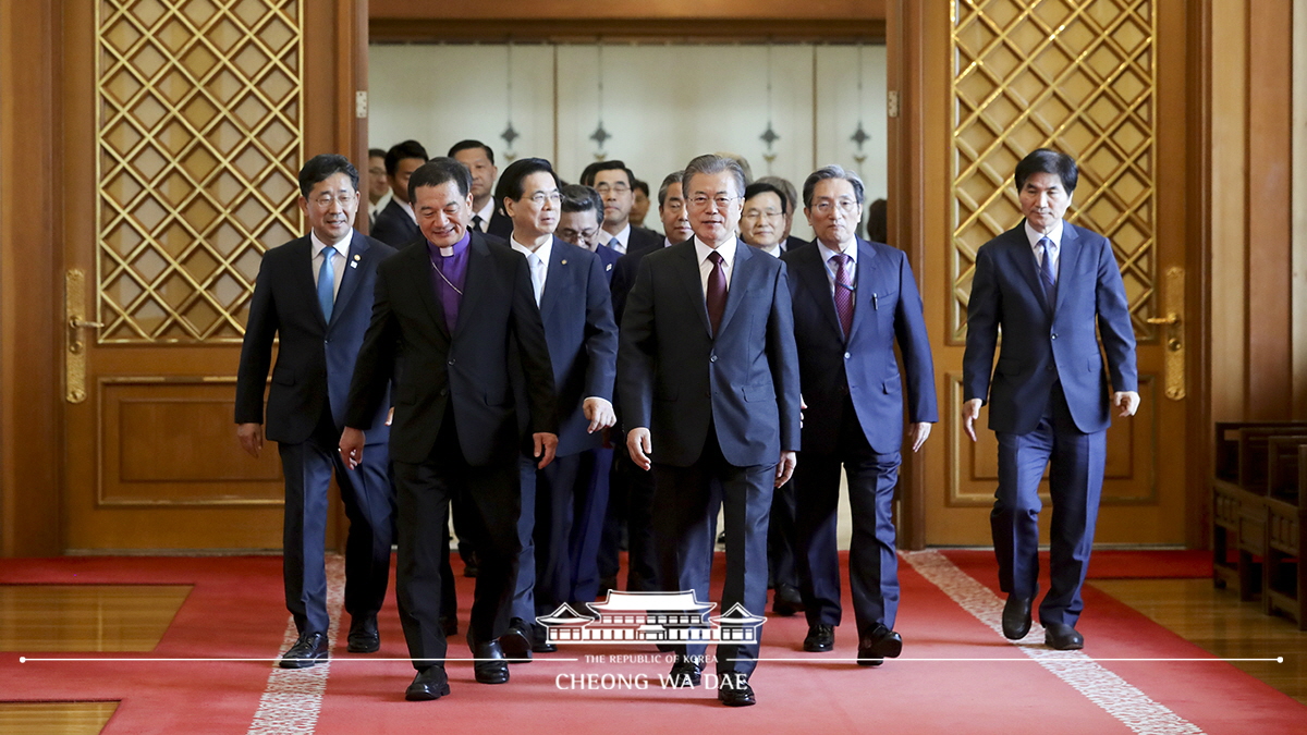 한국교회 주요 교단장 초청 오찬 간담회