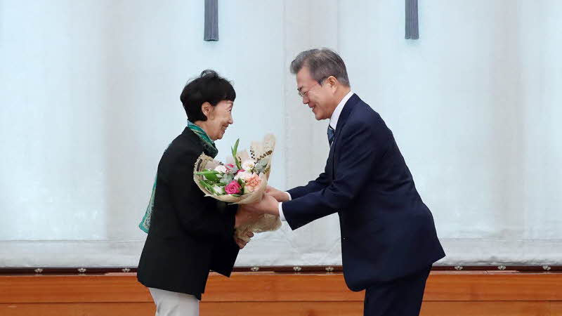 최영애 신임 국가인권위원회 위원장 임명장 수여식