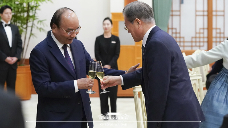 베트남 총리 내외를 위한 공식만찬