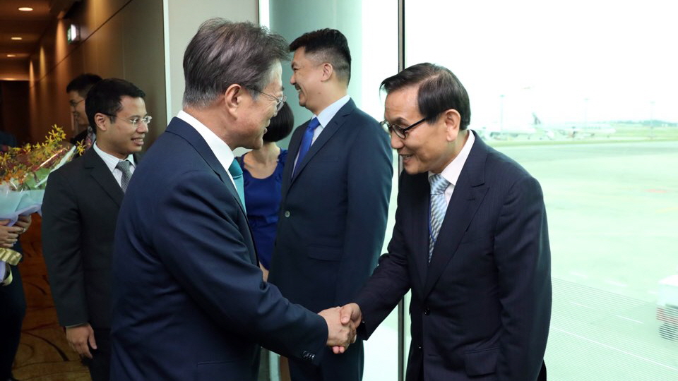 싱가포르 공항 도착