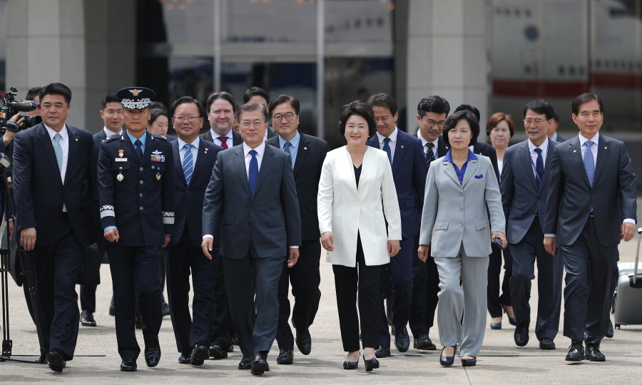 미국순방_출국_성남공항