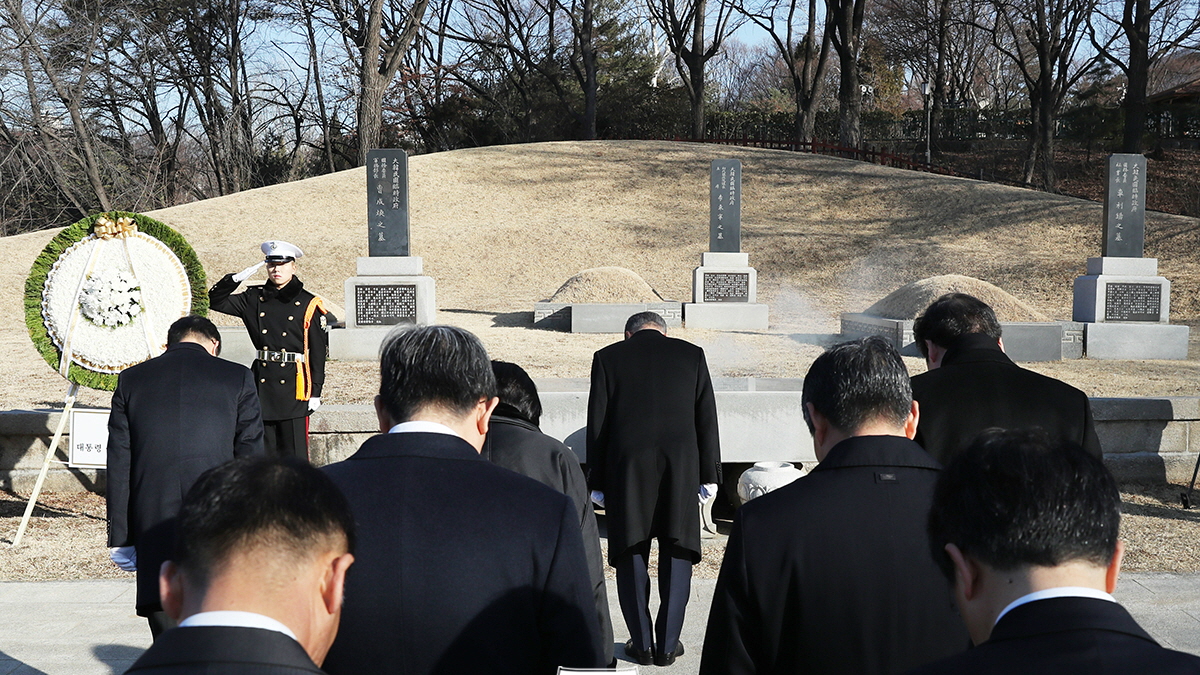 효창원 독립운동가 묘역 참배