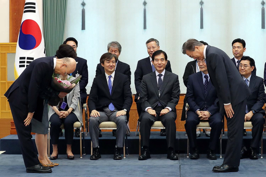 방송통신위원장 임명장 수여식