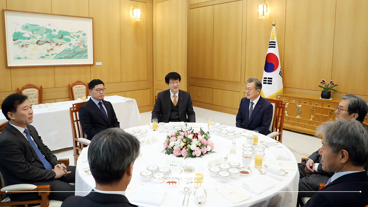 국민경제자문회의 부의장 및 경제과학특별보좌관과의 오찬