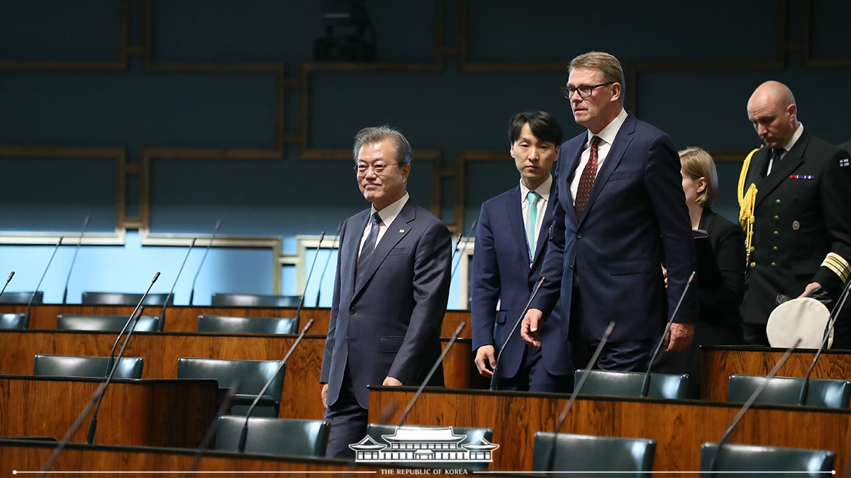 ‘마띠 반하넨’ 핀란드 의회의장 면담