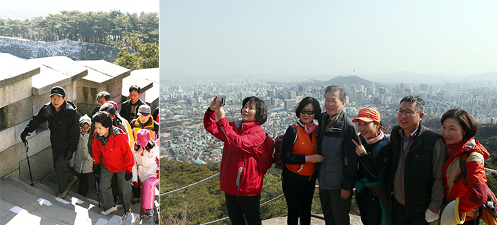 인왕산도 전면 개방 뒤 확 달라져