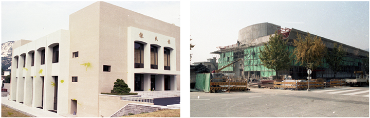 연무관 전경(1977). 연무관 전경(1977).
